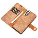Custodia portafoglio in pelle per Samsung Galaxy S21