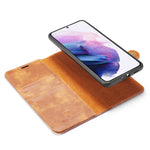 Custodia portafoglio in pelle per Samsung Galaxy S21