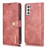 Custodia portafoglio in pelle per Samsung Galaxy S21