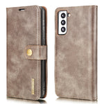 Custodia portafoglio in pelle per Samsung Galaxy S21