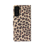 Custodia portafoglio in pelle leopardata per Samsung Galaxy S21