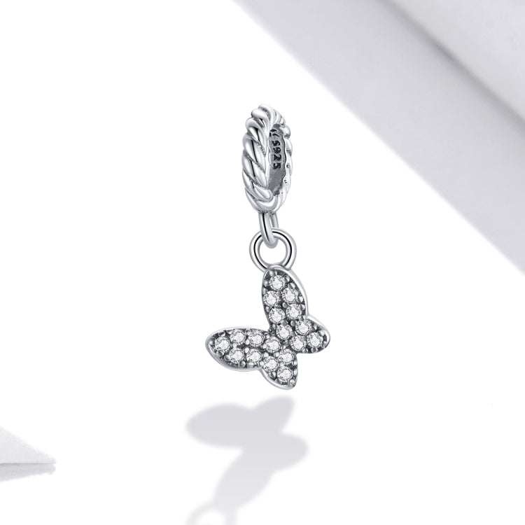 Accessori per collana braccialetto fai-da-te con ciondolo ragazza farfalla in argento sterling S925, Butterfly