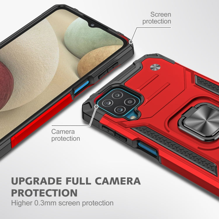 Custodia TPU antiurto con anello rotante per Samsung Galaxy A12