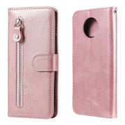 Per Xiaomi Redmi Note 9 5G (versione CN) / Note 9T 5G Fashion Calf Texture Zipper Custodia in pelle a vibrazione orizzontale con supporto e slot per schede e portafoglio, For Xiaomi Redmi Note 9 5G (CN Version)