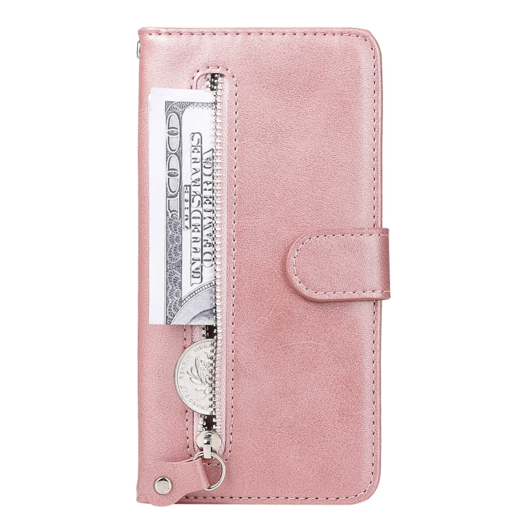Per Xiaomi Redmi Note 9 5G (versione CN) / Note 9T 5G Fashion Calf Texture Zipper Custodia in pelle a vibrazione orizzontale con supporto e slot per schede e portafoglio, For Xiaomi Redmi Note 9 5G (CN Version)