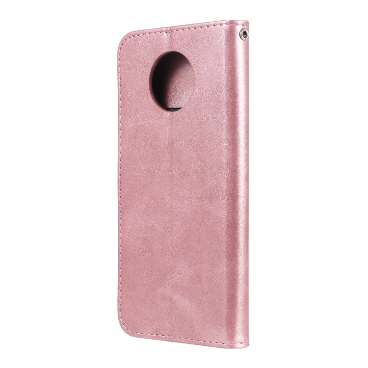 Per Xiaomi Redmi Note 9 5G (versione CN) / Note 9T 5G Fashion Calf Texture Zipper Custodia in pelle a vibrazione orizzontale con supporto e slot per schede e portafoglio, For Xiaomi Redmi Note 9 5G (CN Version)