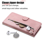 Per Xiaomi Redmi Note 9 5G (versione CN) / Note 9T 5G Fashion Calf Texture Zipper Custodia in pelle a vibrazione orizzontale con supporto e slot per schede e portafoglio, For Xiaomi Redmi Note 9 5G (CN Version)