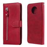 Per Xiaomi Redmi Note 9 5G (versione CN) / Note 9T 5G Fashion Calf Texture Zipper Custodia in pelle a vibrazione orizzontale con supporto e slot per schede e portafoglio, For Xiaomi Redmi Note 9 5G (CN Version)