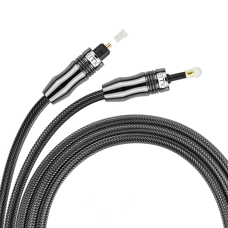 EMK OD1.0mm 3.5mm Audio digitale Toslink a Mini Toslink Cavo audio ottico digitale, 1m, 1.5m, 2m, 3m, 5m