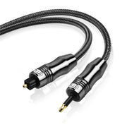 EMK OD1.0mm 3.5mm Audio digitale Toslink a Mini Toslink Cavo audio ottico digitale, 1m, 1.5m, 2m, 3m, 5m