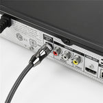 EMK OD1.0mm 3.5mm Audio digitale Toslink a Mini Toslink Cavo audio ottico digitale, 1m, 1.5m, 2m, 3m, 5m