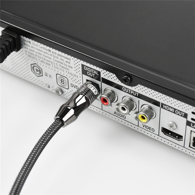 EMK OD1.0mm 3.5mm Audio digitale Toslink a Mini Toslink Cavo audio ottico digitale, 1m, 1.5m, 2m, 3m, 5m