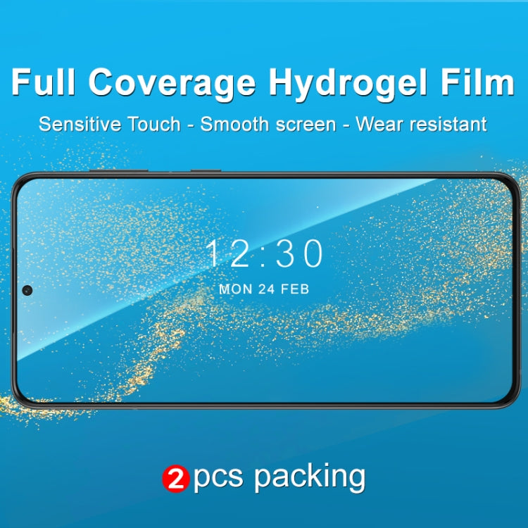 Pellicola idrogel a schermo intero curvo IMAK da 2 pezzi, For Samsung Galaxy S21 5G, For Samsung Galaxy S21+ 5G, For Samsung Galaxy S21 Ultra 5G, For Xiaomi Mi 11 5G
