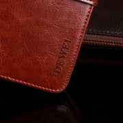 idewei Custodia in pelle a vibrazione orizzontale Crazy Horse Texture con supporto e slot per carte e portafoglio, For vivo Y31S, For vivo Y51 2020 (Indian), For vivo Y51A 2021