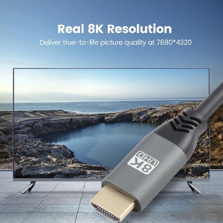 Cavo HD HDMI2.1 8K 120Hz ad alta dinamica, 120Hz 50cm, 120Hz 1.5m, 120Hz 2m, 120Hz 3m, 120Hz 5m