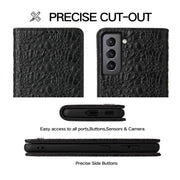 Custodia portafoglio in pelle con slot carte per Samsung Galaxy S
