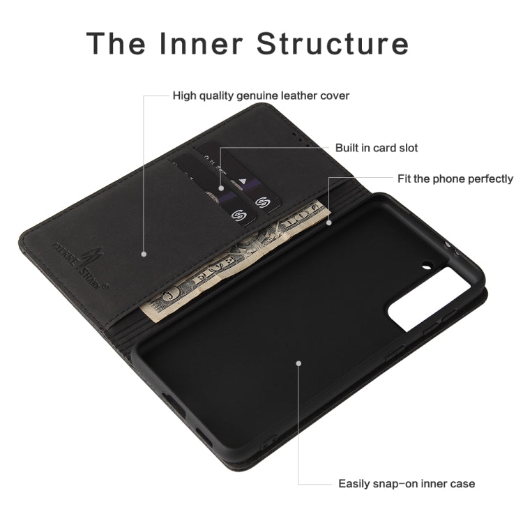 Custodia portafoglio in pelle per Samsung Galaxy S21 5G