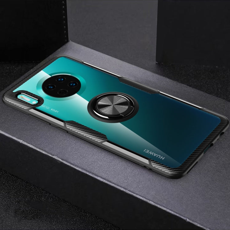 Custodia protettiva antiurto in TPU + acrilico con supporto per anello in metallo, For Huawei Mate 30, For Huawei Mate 30 Pro, For Xiaomi Redmi Note 8, For Xiaomi Redmi Note 8 Pro