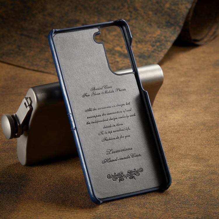 Custodia posteriore in pelle per Samsung Galaxy S21+ 5G
