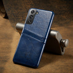 Custodia posteriore in pelle per Samsung Galaxy S21+ 5G