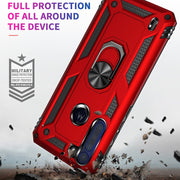 Custodia protettiva in TPU e PC con supporto girevole per Samsung