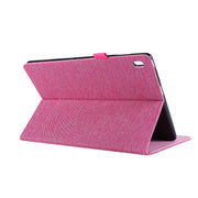 Flip orizzontale TPU + custodia protettiva in pelle PU tessuto con clip per biglietti da visita, For Huawei M5 8.0, For Huawei M6 8.4, For Huawei Enjoy Tablet 2 10.1 / T10 / T10S, For Lenovo Tab E10, For Lenovo Tab M10, For Lenovo Tab P10              ...
