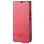 AZNS Custodia in pelle a vibrazione orizzontale con struttura in vitello magnetico con slot per carte, supporto e portafoglio, For Xiaomi Mi 11