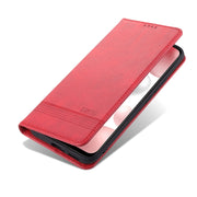 AZNS Custodia in pelle a vibrazione orizzontale con struttura in vitello magnetico con slot per carte, supporto e portafoglio, For Xiaomi Mi 11