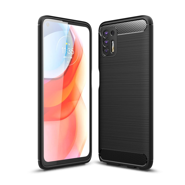 Custodia in TPU fibra di carbonio per Motorola Moto G Stylus 2021