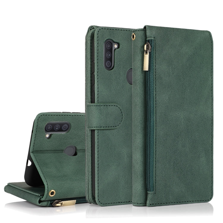 Custodia portafoglio in pelle per Samsung Galaxy A12