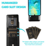 Custodia protettiva in tinta unita per PC + TPU con supporto e slot per schede, For Huawei Mate 20, For Huawei Mate 20 Lite, For Huawei Mate 30, For Huawei Mate 30 Pro