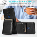 Custodia protettiva in tinta unita per PC + TPU con supporto e slot per schede, For Huawei Mate 20, For Huawei Mate 20 Lite, For Huawei Mate 30, For Huawei Mate 30 Pro