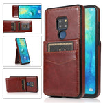 Custodia protettiva in tinta unita per PC + TPU con supporto e slot per schede, For Huawei Mate 20, For Huawei Mate 20 Lite, For Huawei Mate 30, For Huawei Mate 30 Pro