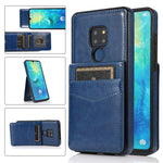 Custodia protettiva in tinta unita per PC + TPU con supporto e slot per schede, For Huawei Mate 20, For Huawei Mate 20 Lite, For Huawei Mate 30, For Huawei Mate 30 Pro