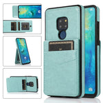 Custodia protettiva in tinta unita per PC + TPU con supporto e slot per schede, For Huawei Mate 20, For Huawei Mate 20 Lite, For Huawei Mate 30, For Huawei Mate 30 Pro
