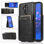 Custodia protettiva in tinta unita per PC + TPU con supporto e slot per schede, For Huawei Mate 20, For Huawei Mate 20 Lite, For Huawei Mate 30, For Huawei Mate 30 Pro