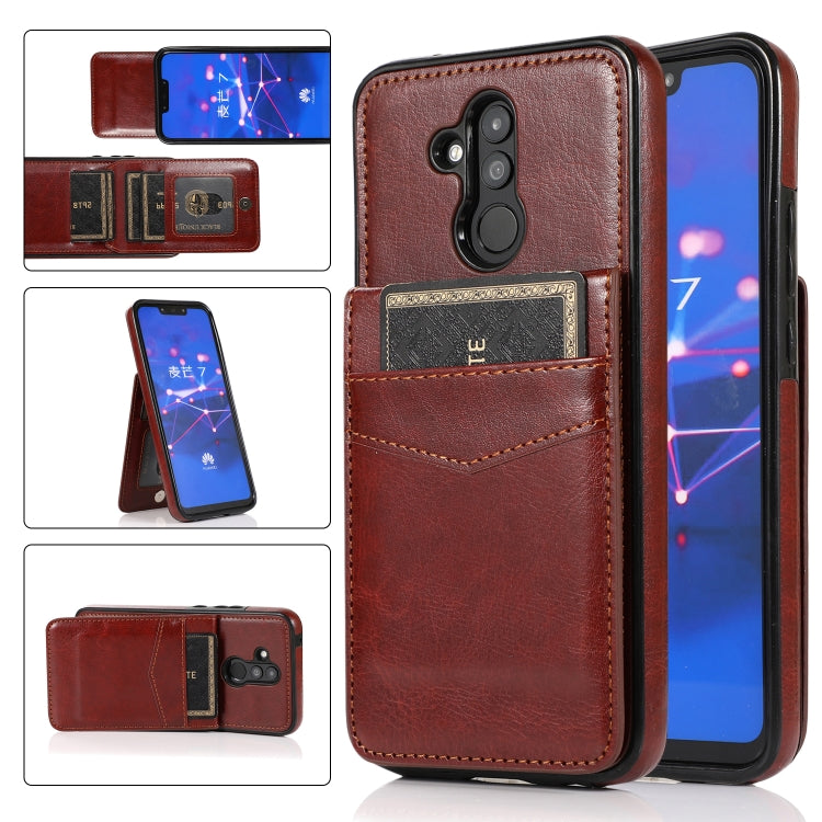 Custodia protettiva in tinta unita per PC + TPU con supporto e slot per schede, For Huawei Mate 20, For Huawei Mate 20 Lite, For Huawei Mate 30, For Huawei Mate 30 Pro