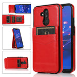 Custodia protettiva in tinta unita per PC + TPU con supporto e slot per schede, For Huawei Mate 20, For Huawei Mate 20 Lite, For Huawei Mate 30, For Huawei Mate 30 Pro