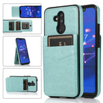 Custodia protettiva in tinta unita per PC + TPU con supporto e slot per schede, For Huawei Mate 20, For Huawei Mate 20 Lite, For Huawei Mate 30, For Huawei Mate 30 Pro