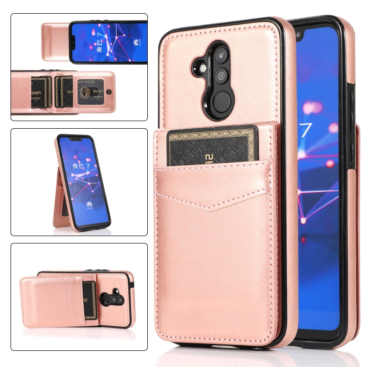 Custodia protettiva in tinta unita per PC + TPU con supporto e slot per schede, For Huawei Mate 20, For Huawei Mate 20 Lite, For Huawei Mate 30, For Huawei Mate 30 Pro