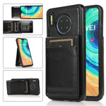 Custodia protettiva in tinta unita per PC + TPU con supporto e slot per schede, For Huawei Mate 20, For Huawei Mate 20 Lite, For Huawei Mate 30, For Huawei Mate 30 Pro