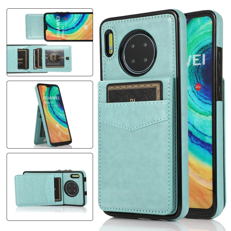 Custodia protettiva in tinta unita per PC + TPU con supporto e slot per schede, For Huawei Mate 20, For Huawei Mate 20 Lite, For Huawei Mate 30, For Huawei Mate 30 Pro