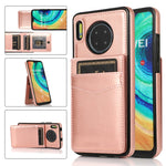 Custodia protettiva in tinta unita per PC + TPU con supporto e slot per schede, For Huawei Mate 20, For Huawei Mate 20 Lite, For Huawei Mate 30, For Huawei Mate 30 Pro