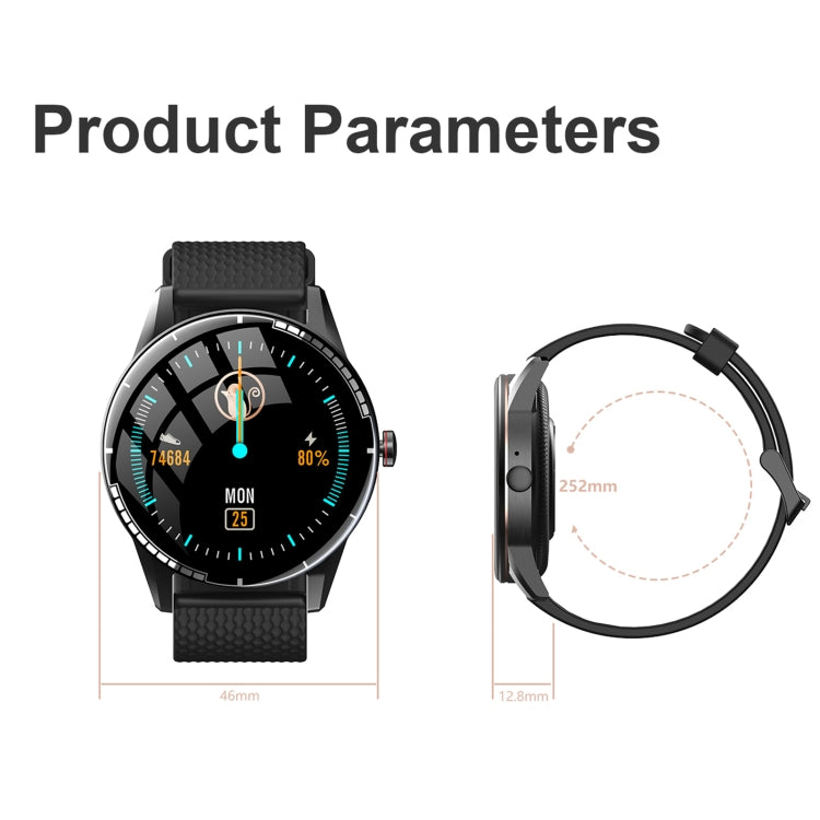H6 Touch Screen da 1,28 pollici IP67 Orologio intelligente impermeabile, supporto chiamata Bluetooth / monitoraggio del sonno / monitoraggio della frequenza cardiaca