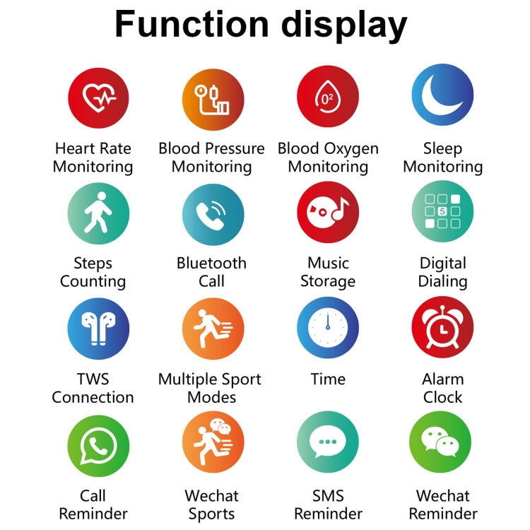 H6 Touch Screen da 1,28 pollici IP67 Orologio intelligente impermeabile, supporto chiamata Bluetooth / monitoraggio del sonno / monitoraggio della frequenza cardiaca