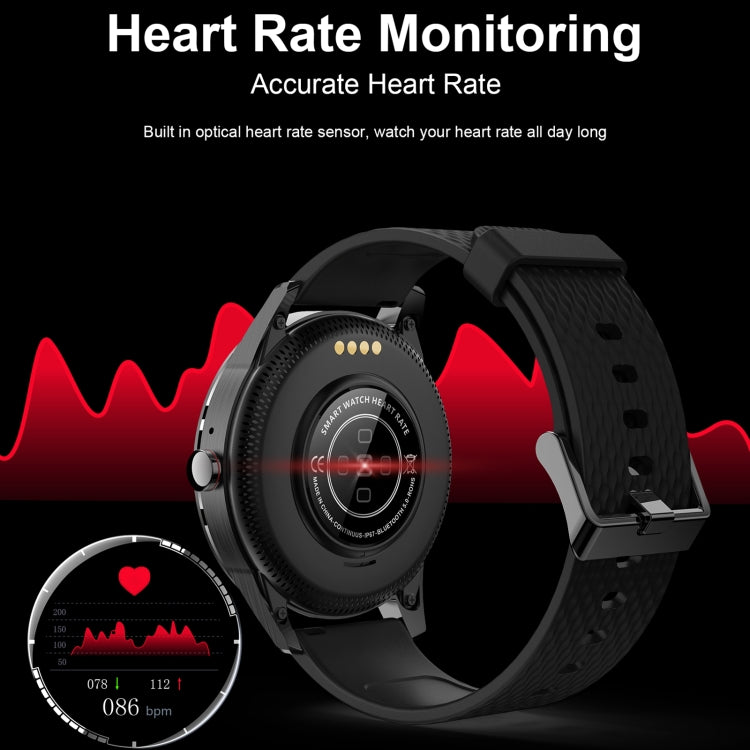 H6 Touch Screen da 1,28 pollici IP67 Orologio intelligente impermeabile, supporto chiamata Bluetooth / monitoraggio del sonno / monitoraggio della frequenza cardiaca