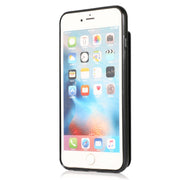 Custodia protettiva in tinta unita per PC + TPU con supporto e slot per schede, For iPhone 6, For iPhone 6 Plus, For iPhone 8 Plus / 7 Plus, For iPhone XS / X