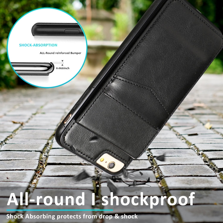 Custodia TPU con supporto e slot carte per iPhone 6