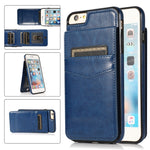 Custodia TPU con supporto e slot carte per iPhone 6