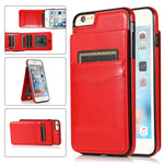 Custodia TPU con supporto e slot carte per iPhone 6